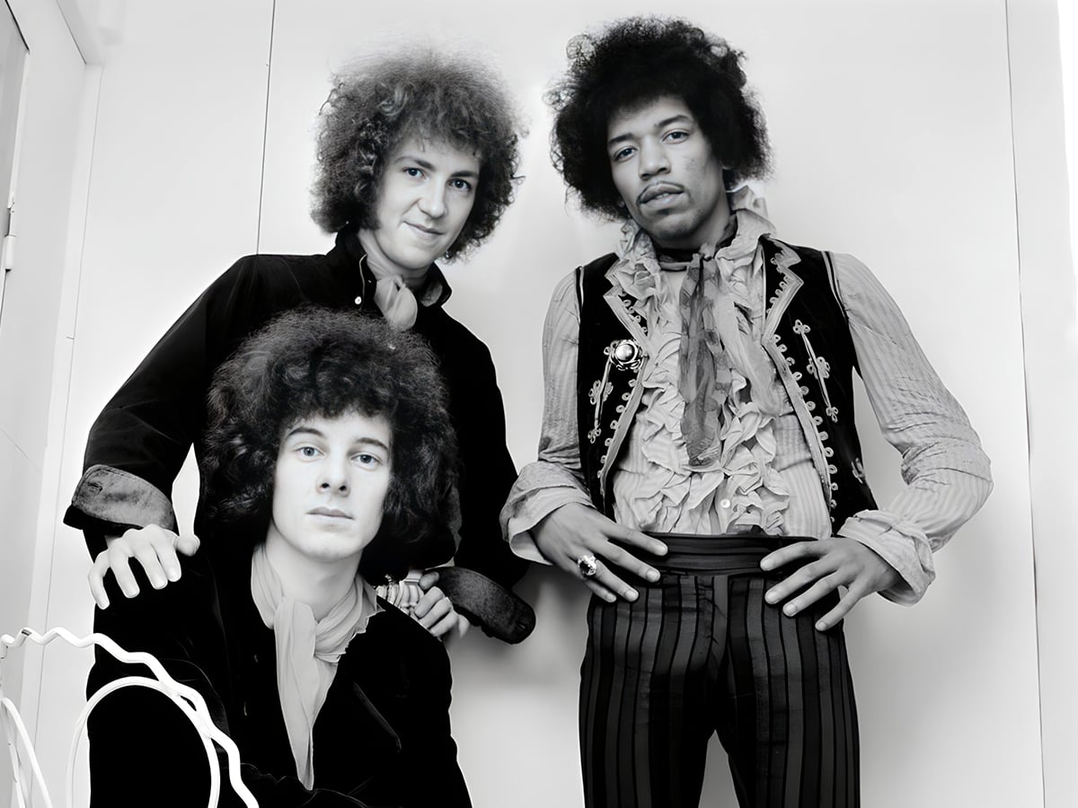 The Jimi Hendrix Experience in Copenhagen - 1967 - Bent Rej