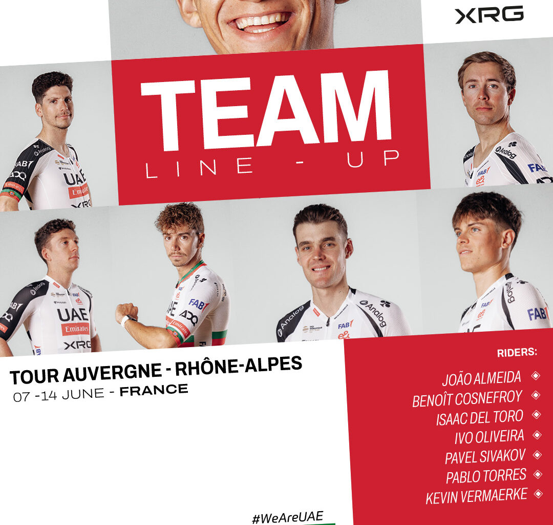 UAE Team Emirates-XRG will head to the renamed Tour Auvergne - Rhône-Alpes