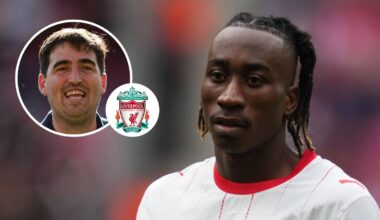 RB Leipzig star Yan Diomande and Liverpool boss Andoni Iraola