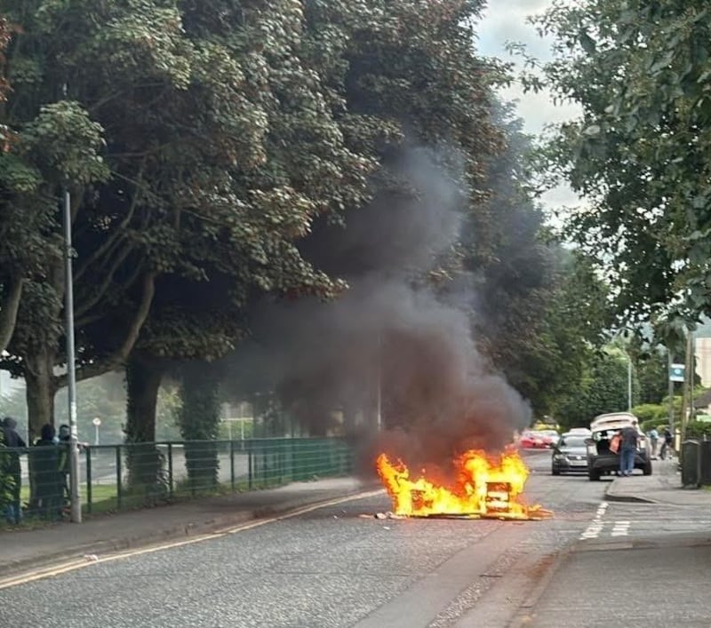 Arson attack in Newry