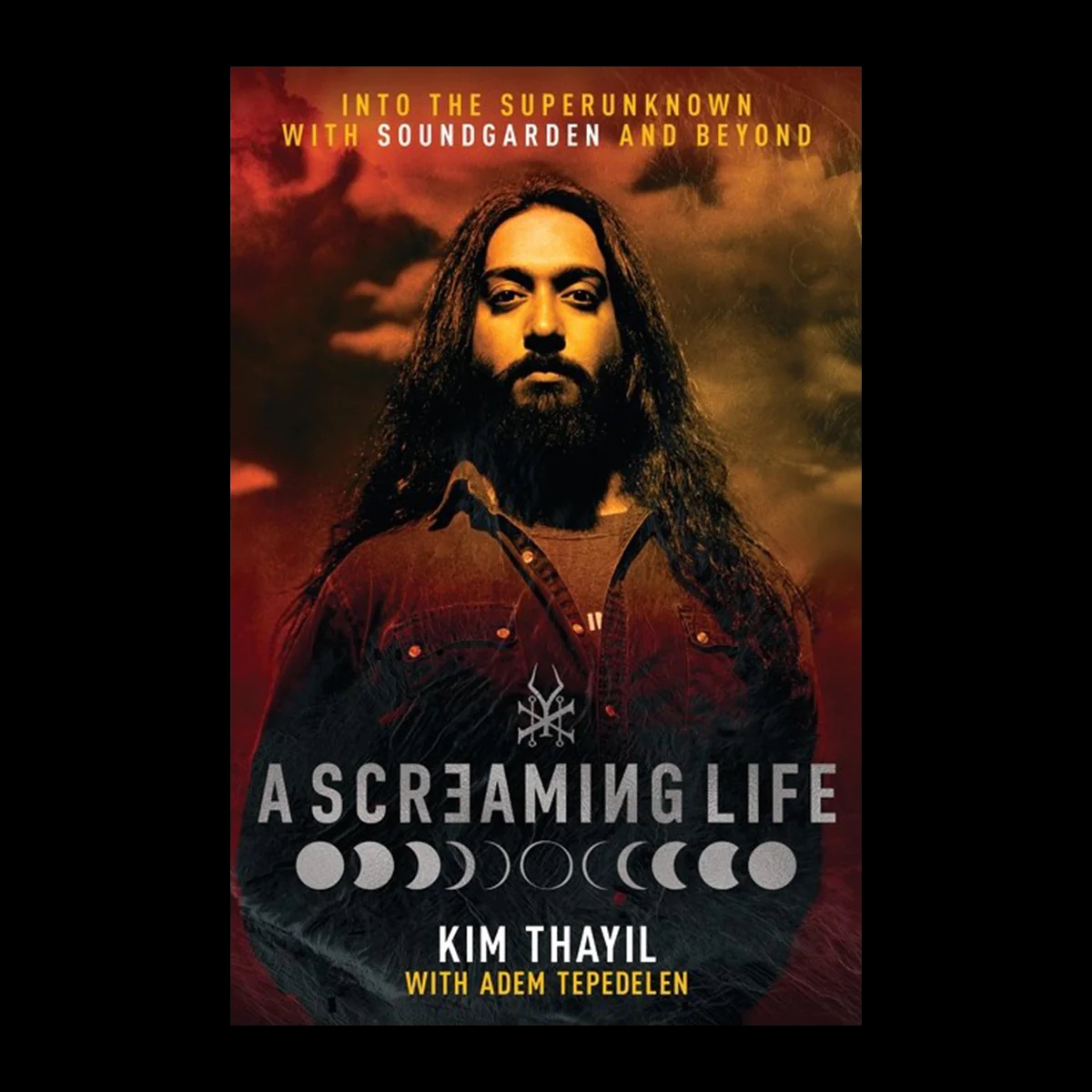 The cover of Kim Thayil's 2026 Soundgarden memoir, A Screaming LIfe
