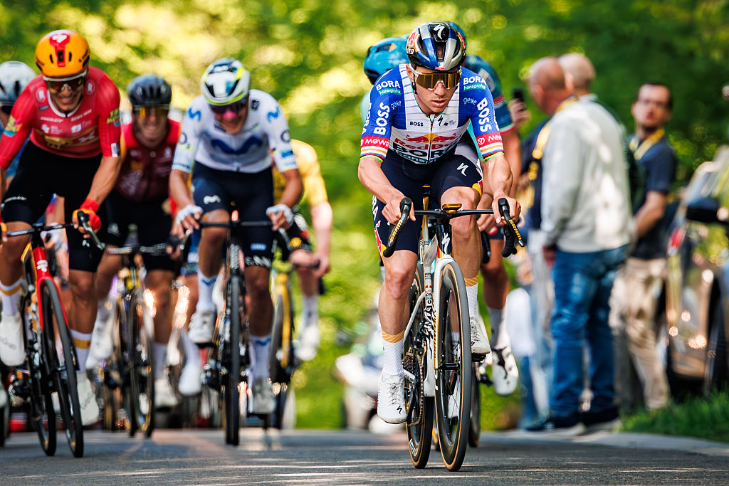 2026 Li&egrave;ge-Bastogne-Li&egrave;ge: Remco Evenepoel in action
