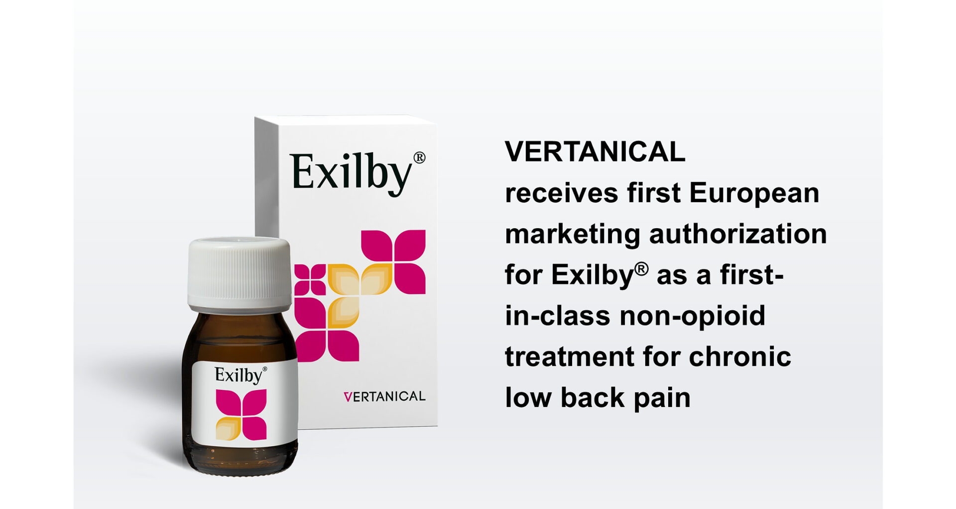 VERTANICAL Receives First European Marketing Authorization for Exilby® as a First-in-Class Non-Opioid Treatment for Chronic Low Back Pain