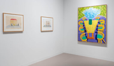 Splashing out: Hockney painting on sale for £9m at Art Basel