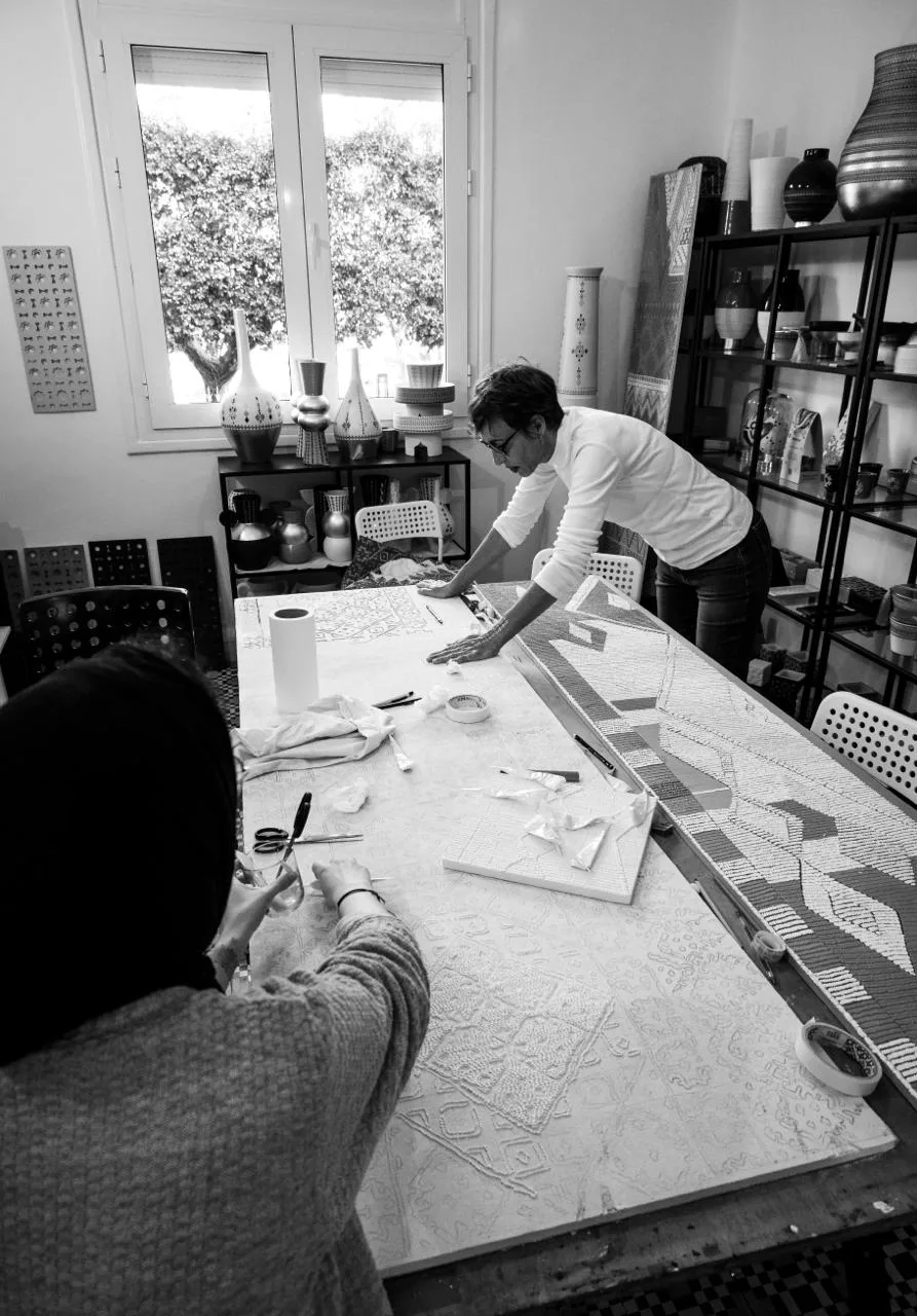 Myriam Mourabit' Moroccan Imprint Work / Source: Ahmed Ismaili Photographe