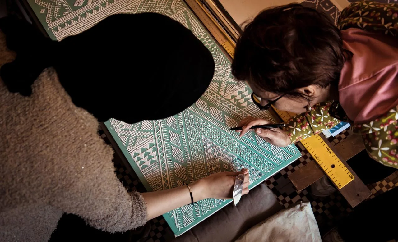 Myriam Mourabit' Moroccan Imprint Work / Source: Ahmed Ismaili Photographe