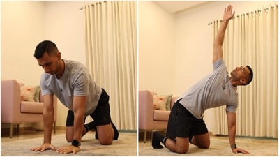 Combatting aches and pains from prolonged sitting with these easy exercises. (Instagram/@rishabhtelang)