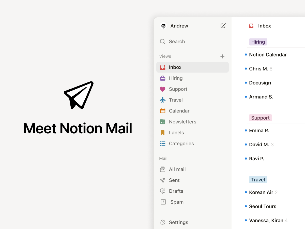 Notion Mail shuts down amid agent takeover