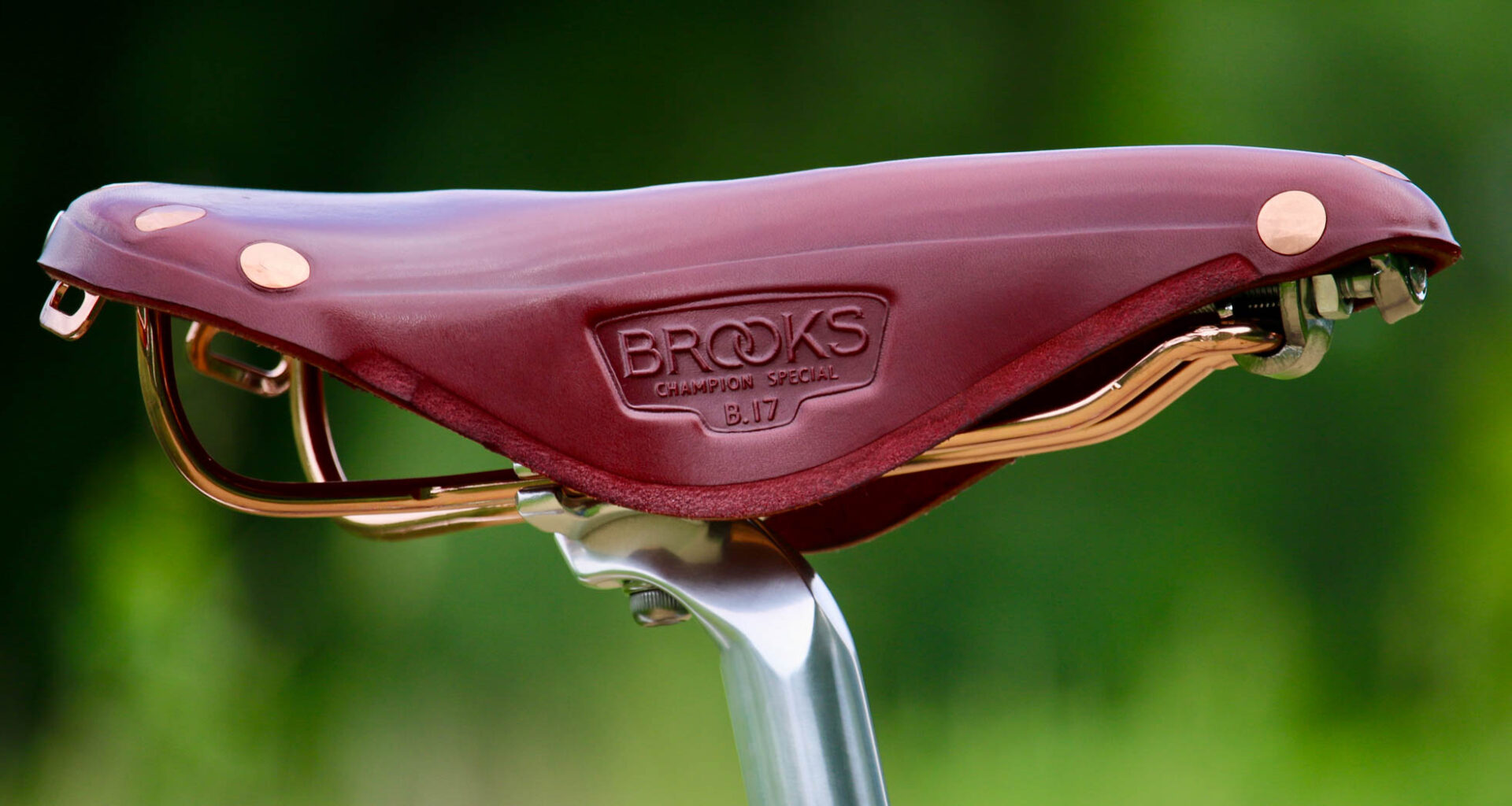 Wilde x Brooks B17 Special Bordeaux