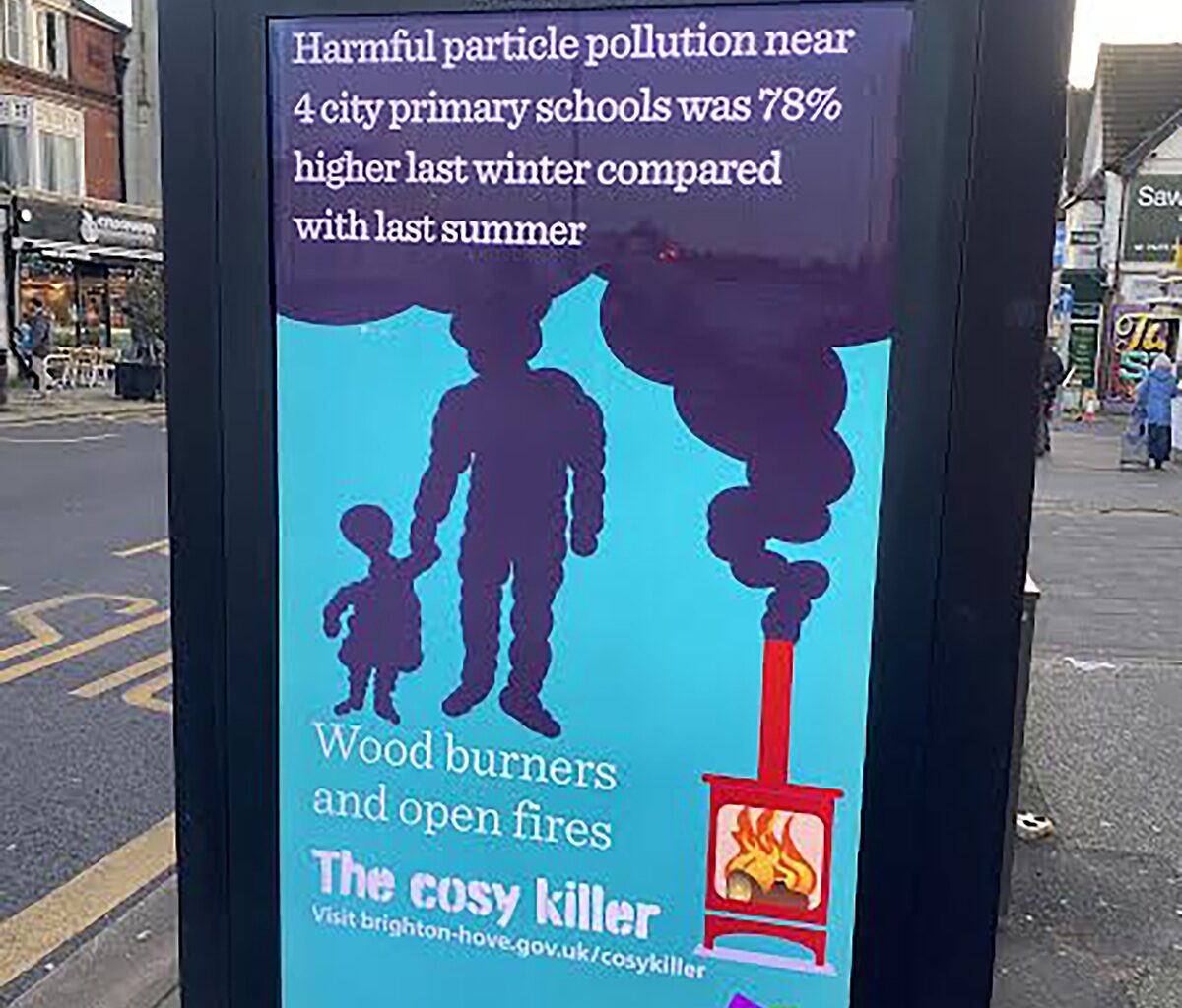 Council ad banned for ‘misleading’ domestic fire pollution claim – Brighton and Hove News