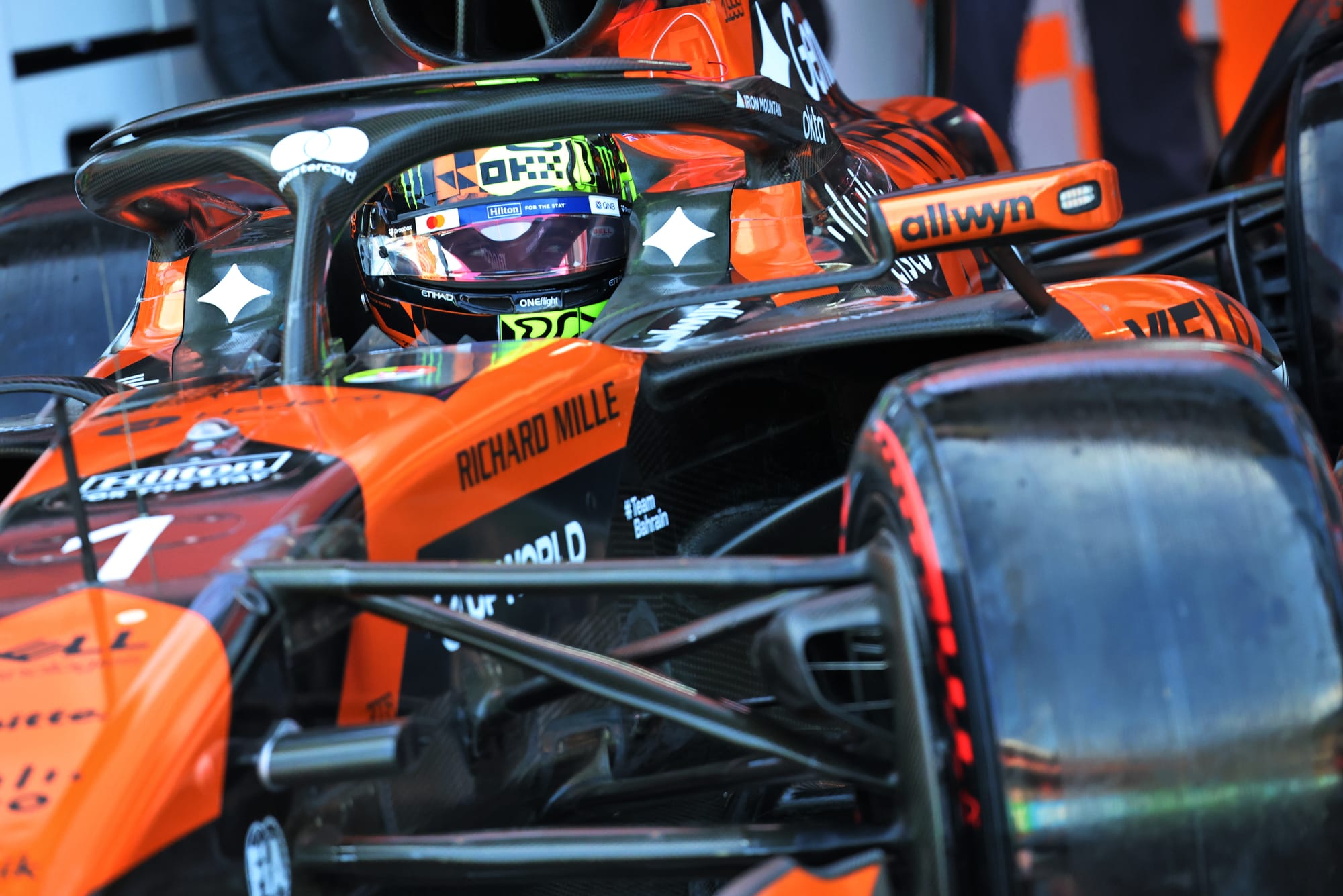 McLaren's Lando Norris in Monaco, 2026