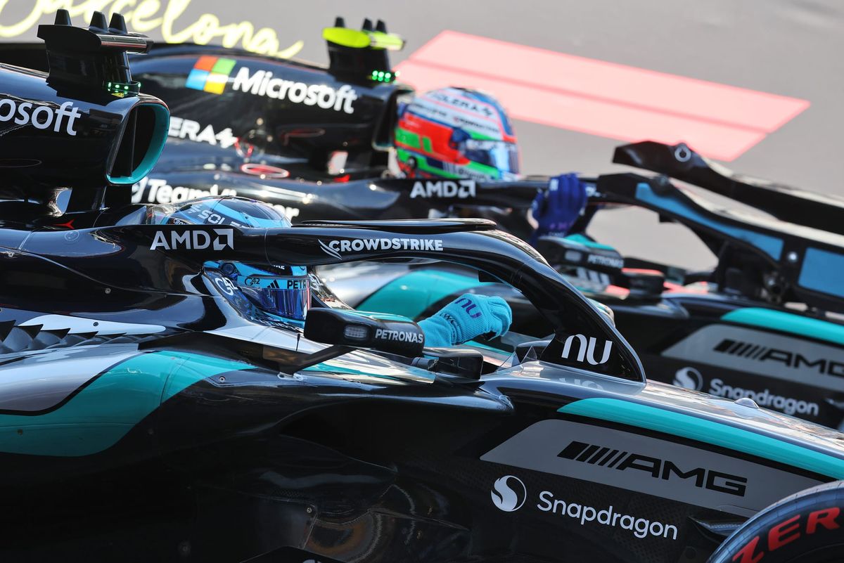 Barcelona Grand Prix F1 2026 starting grid with one pitlane start