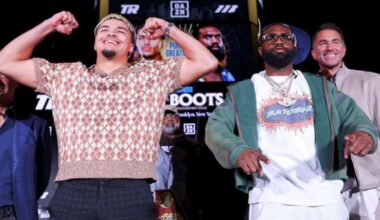 Oscar De La Hoya picks a winner in Jaron Ennis vs Xander Zayas