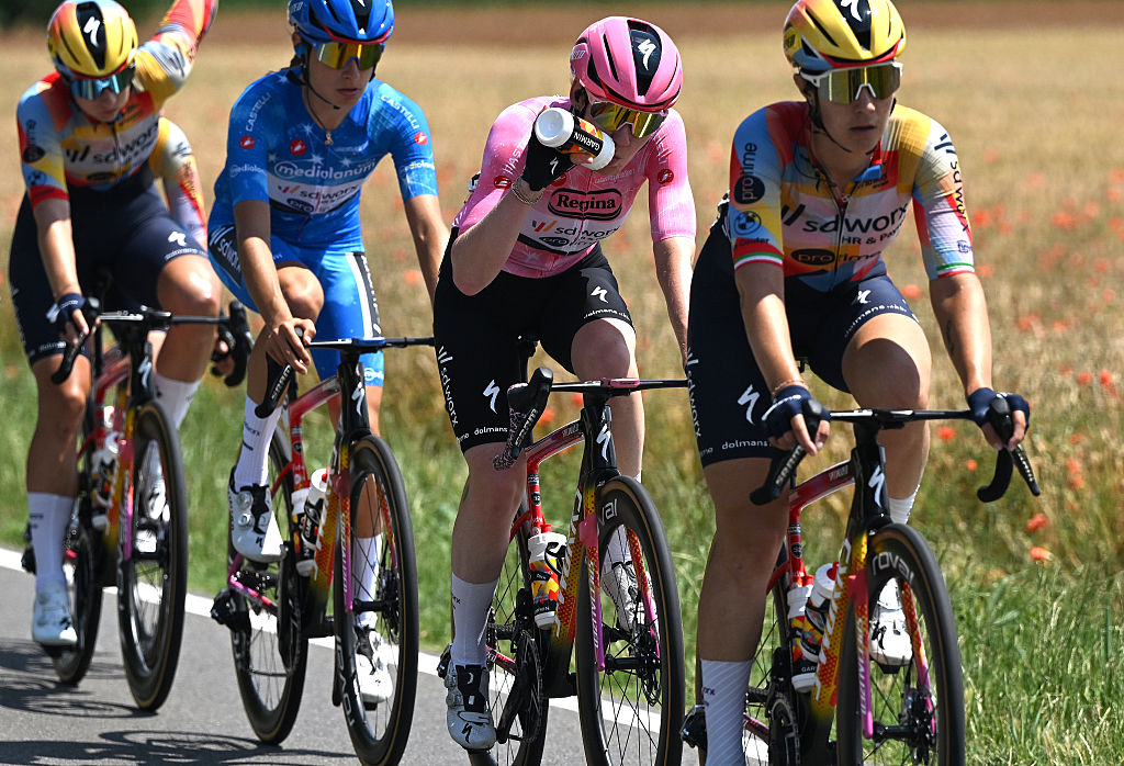 Anna van der Breggen (Team SD Worx - Protime) during stage 7 of the 2026 Giro d'Italia Women, a 159km stage from Sorbolo Mezzani to Salice Terme, Italy. (Photo by Luc Claessen/Getty Images)
