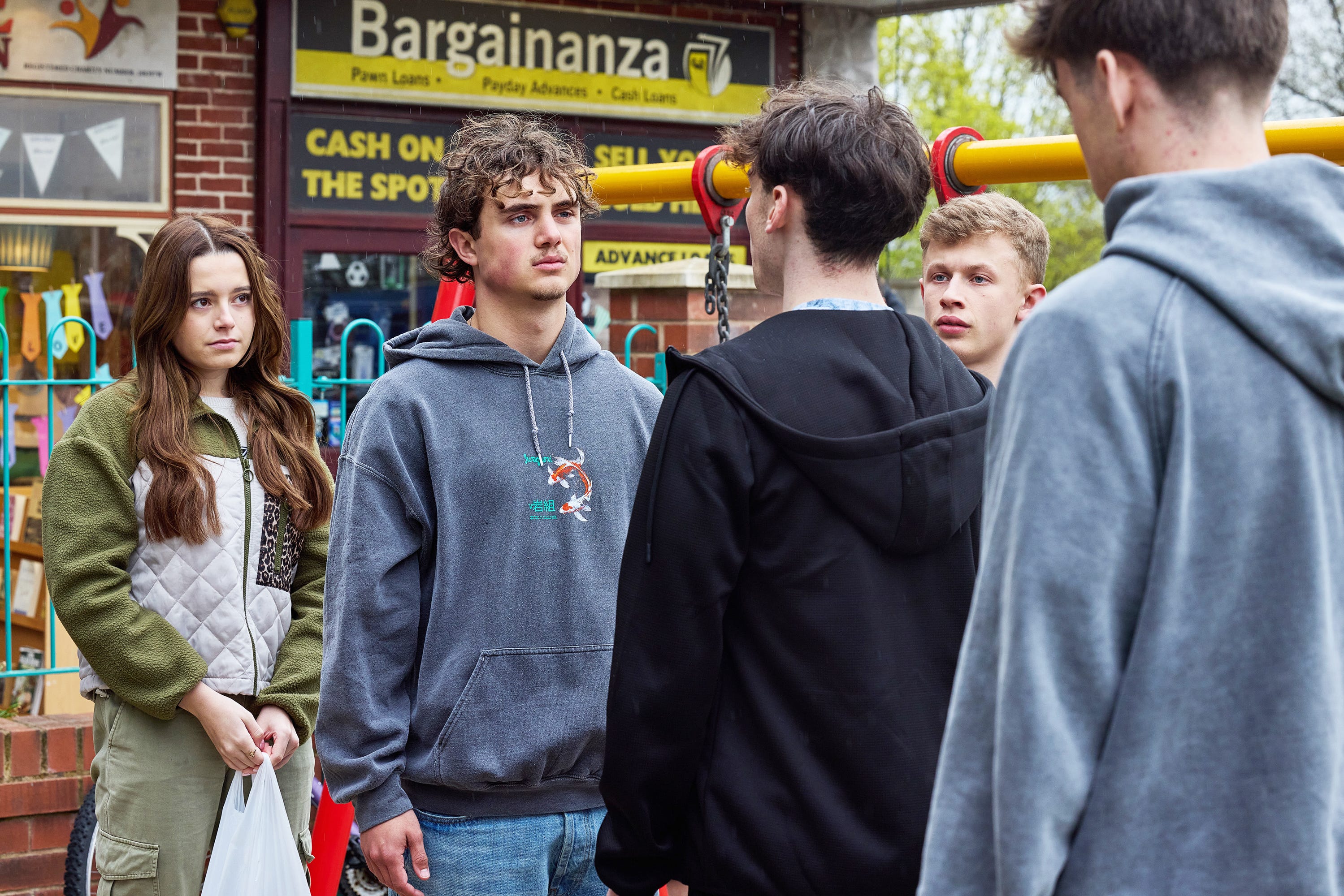 betsy swain, brody michaelis, dylan wilson, coronation street