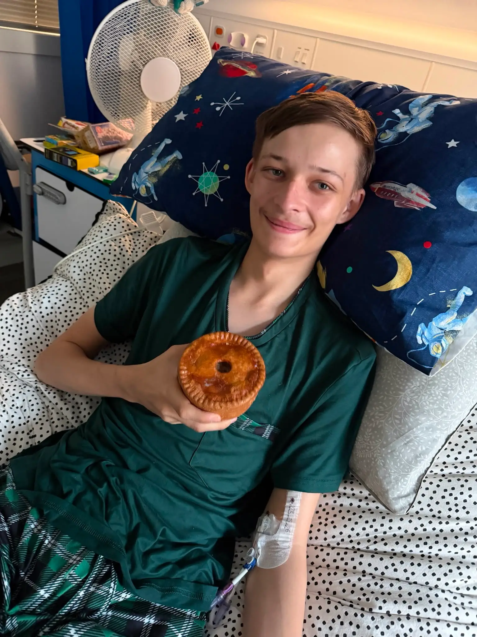 Ethan's mom Roxy said she is 'so proud' of how he has responded to the illness (SWNS)