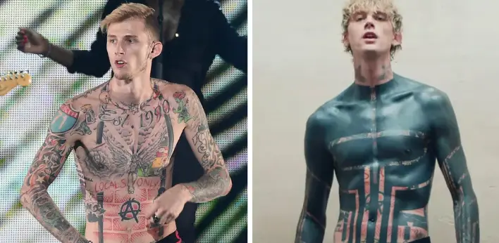 (Ethan Miller/Getty Images for iHeartMedia/Instagram/@machinegunkelly)