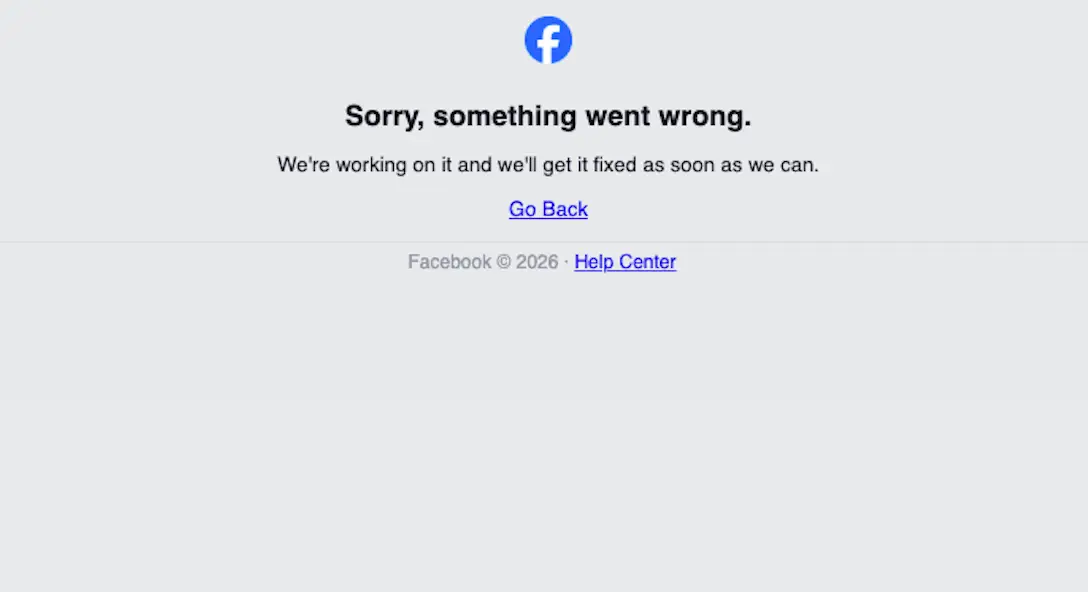 Most of us opened Facebook up earlier this afternoon and were met with this (Facebook)