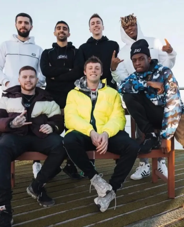 Stars such as Minter, Vik and Lewis shared interesting responses to the news of KSI's departure (Instagram/@ksi)