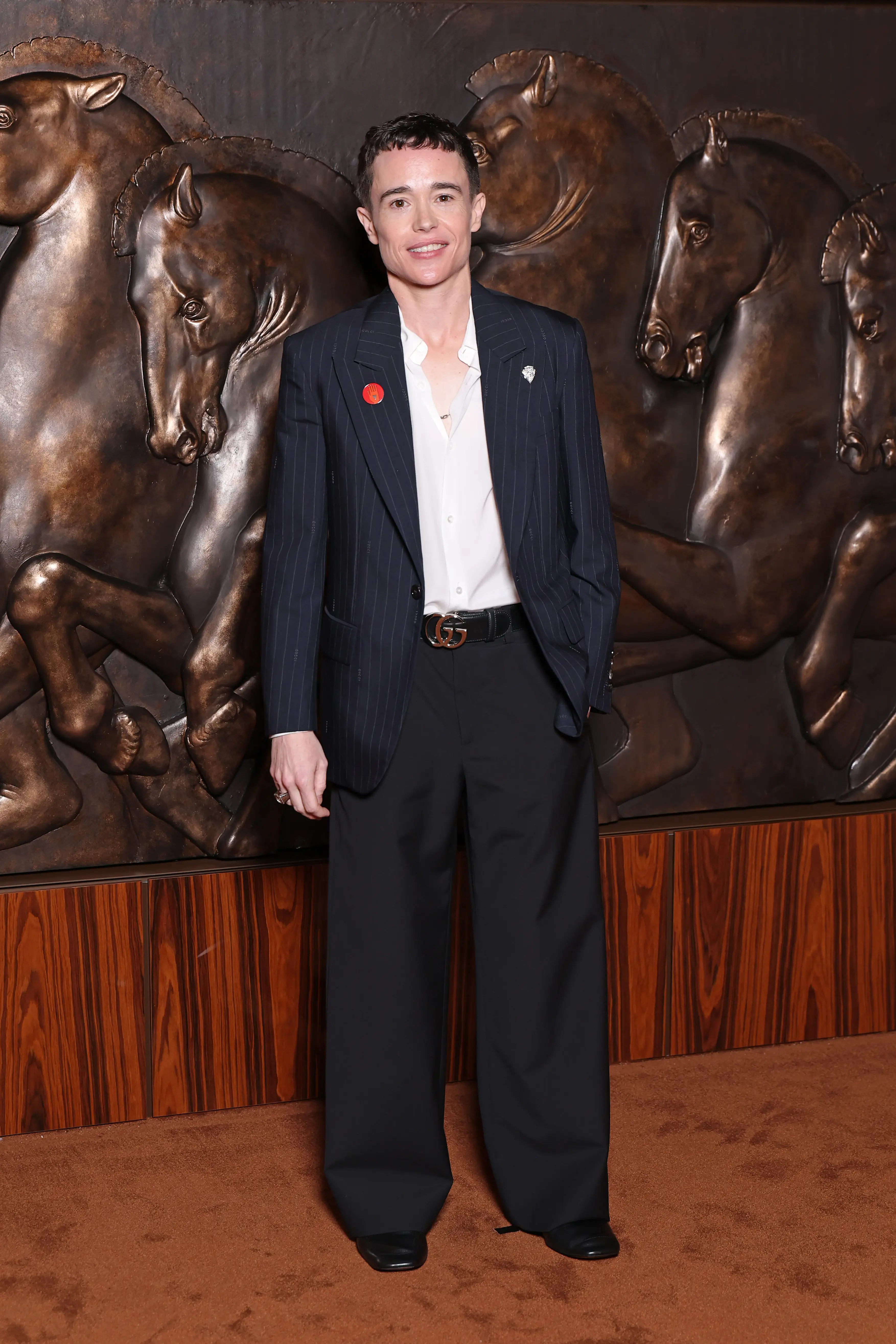 The Canadian actor and producer stars in upcoming film The Odyssey. (Daniele Venturelli/Getty Images for Gucci)