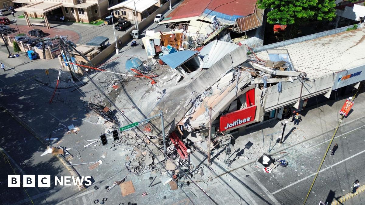 Philippines live updates: At least three dead after powerful earthquake strikes