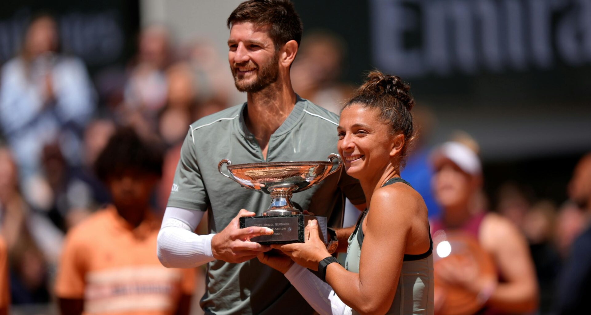 Andrea Vavassori & Sara Errani / Double mixte - finale - trophée - Roland-Garros 2026