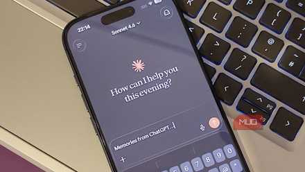 An iPhone showing the Claude app