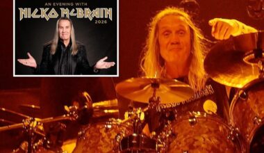 Iron Maiden's Nicko McBrain Announces Fall 2026 Book Tour
