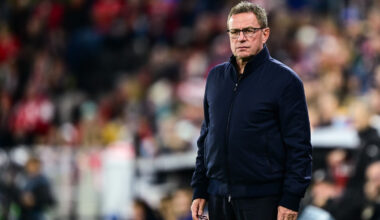 LINZ, AUSTRIA - OCTOBER 10: Head coach Ralf Rangnick of Austria looks on during the UEFA Nations League 2024/25 League B Group B3 match between Austria and Kazakhstan at on October 10, 2024 in Linz, Austria. (Photo by Christian Bruna/Getty Images) (Milan links)