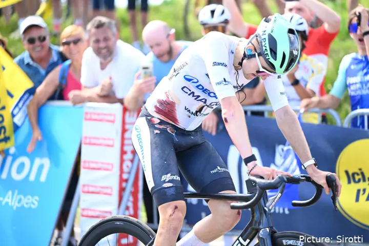 Paul Seixas at the Tour Auvergne Rhône-Alpes