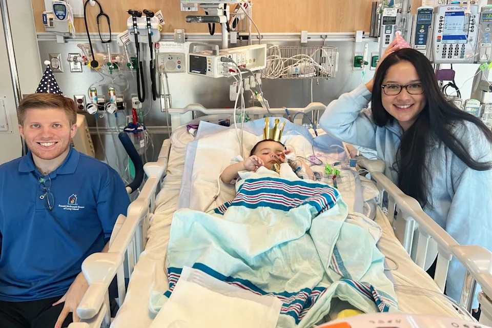 Brian Carstens and Karla Hernandez Garcia with their son, BenjaminCredit: Karla Hernandez Garcia