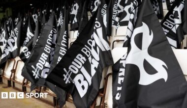 Ospreys flags ready for a game