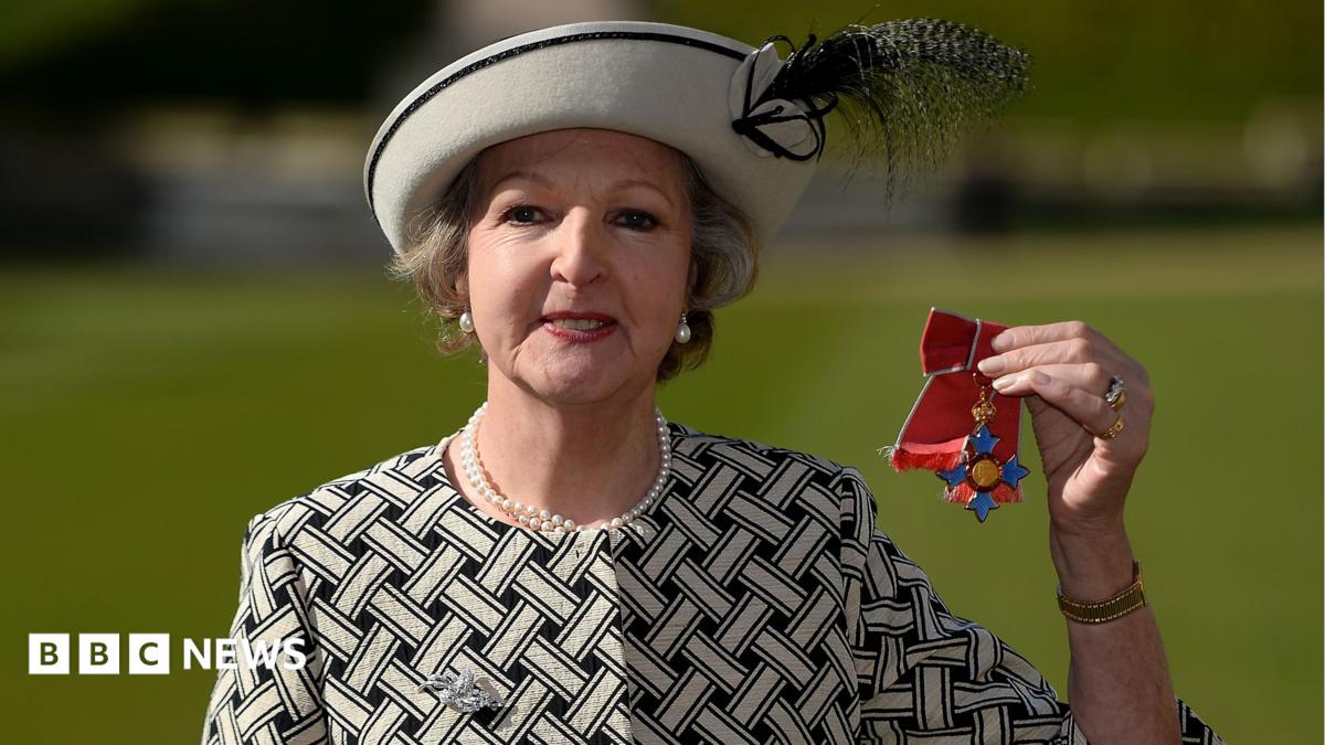Dame Penelope Keith after she was made a Dame Commander for services to the Arts and to charity during an Investiture ceremony at Windsor Castle.