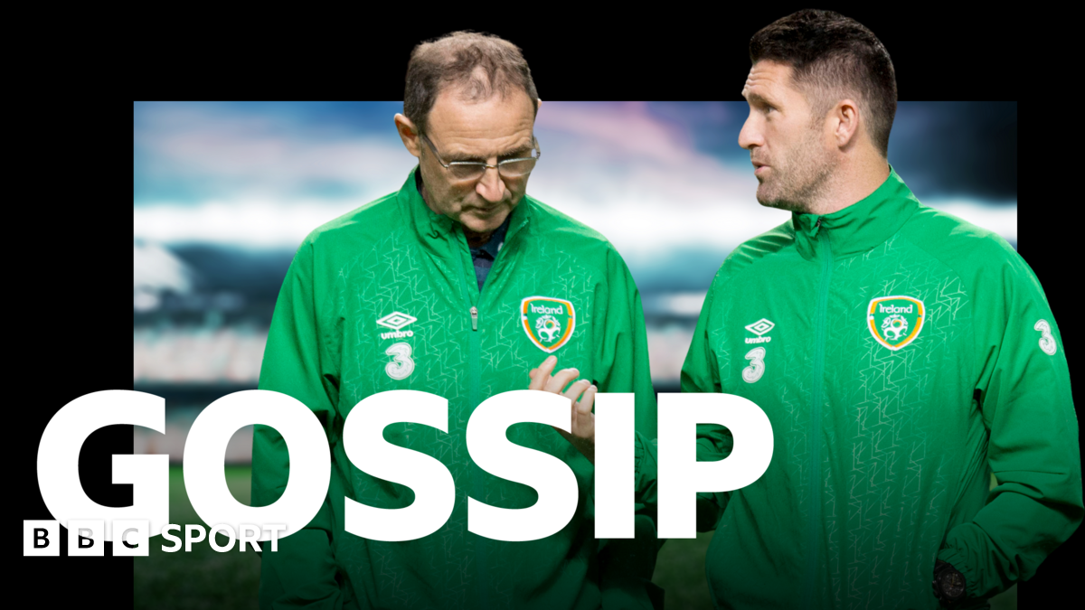 Martin O'Neill and Robbie Keane