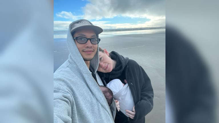 Billy and Jesse with their twin daughters.