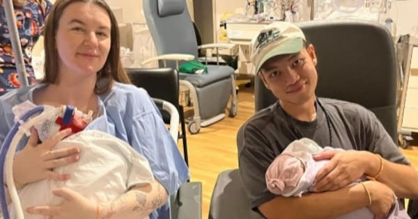 Auckland dad diagnosed with brain tumour weeks before twins' birth