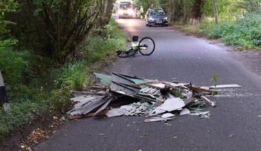 Brentwood fly-tipping scene