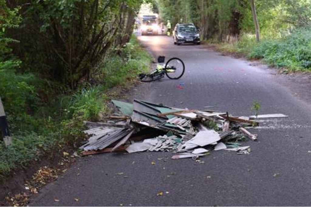 Brentwood fly-tipping scene