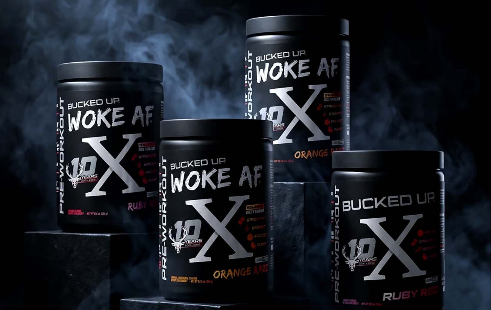 Bucked Up and Woke AF Anniversary X editions with N.O.V8