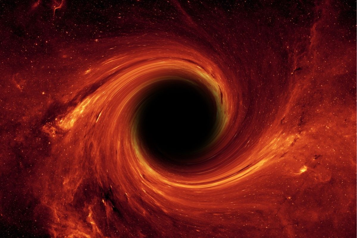 Astrophysicists discover primordial black hole 'winking' at us from space