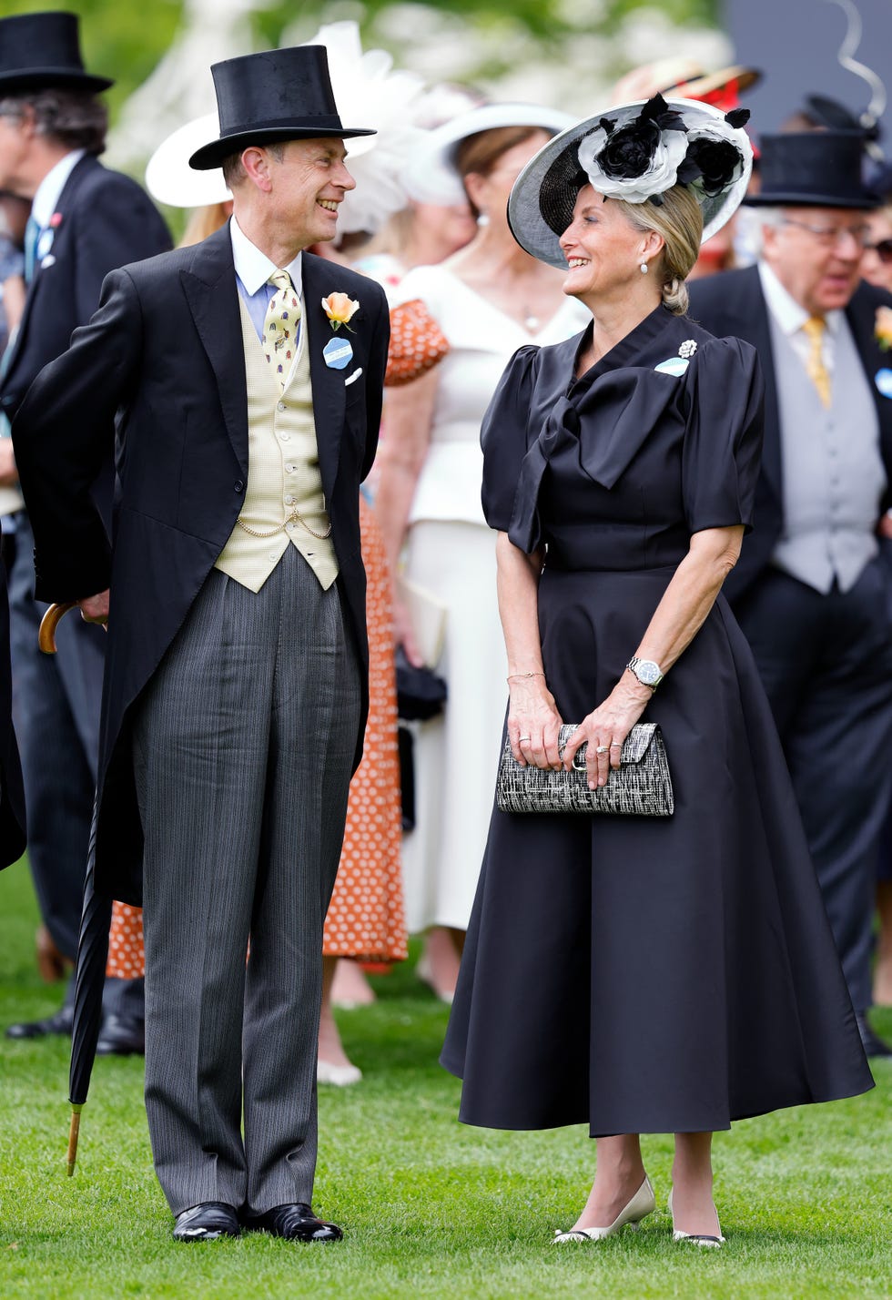ascot, england june 17: (embargoed for publication in uk newspapers until 24 hours after create date and time) prince edward, duke of edinburgh and sophie, duchess of edinburgh attend day 2 of royal ascot 2026 at ascot racecourse on june 17, 2026 in ascot, england. (photo by max mumby/indigo/getty images) ascot, england june 17: (embargoed for publication in uk newspapers until 24 hours after create date and time) prince edward, duke of edinburgh and sophie, duchess of edinburgh attend day 2 of royal ascot 2026 at ascot racecourse on june 17, 2026 in ascot, england. (photo by max mumby/indigo/getty images)