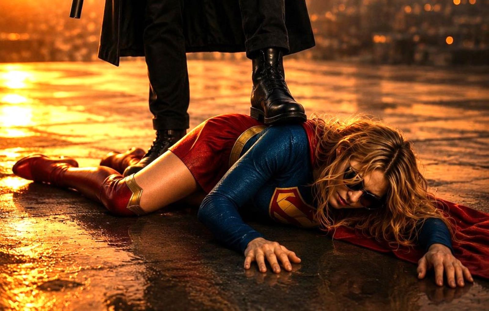Citizen Vigilante Director Uwe Boll Shares AI Image Of Armie Hammer's Character Killing Supergirl