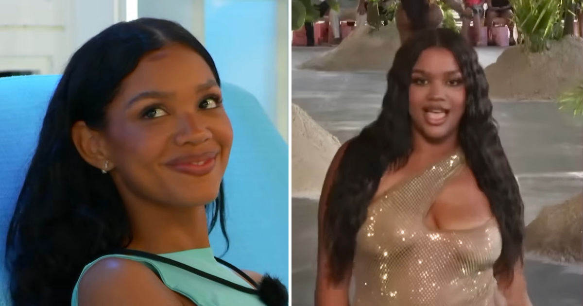 love island usa melanie model career her at pretty little thing show and then in the villa