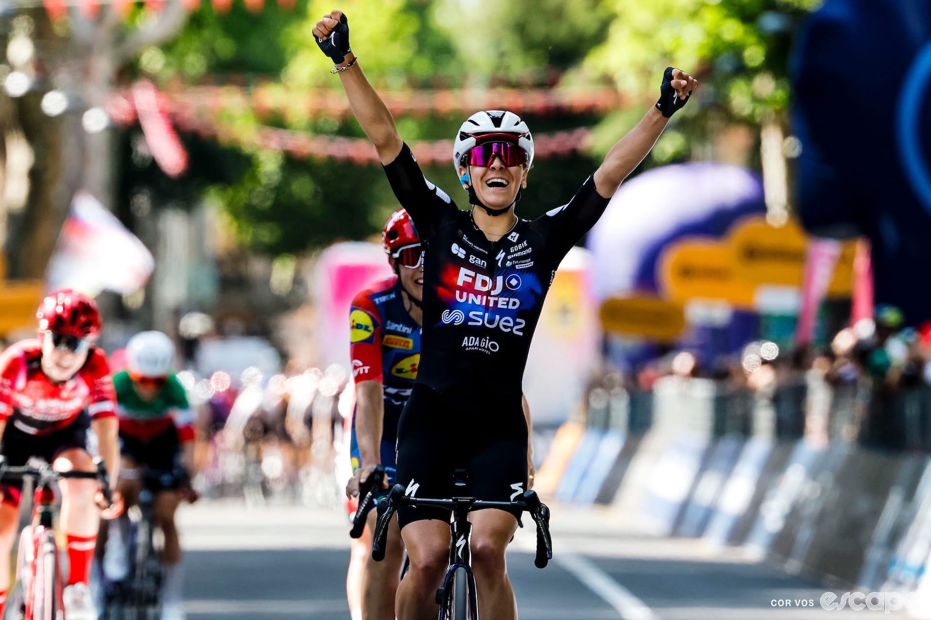 Gery takes biggest win of her career on Giro stage 7 after bridging to early break