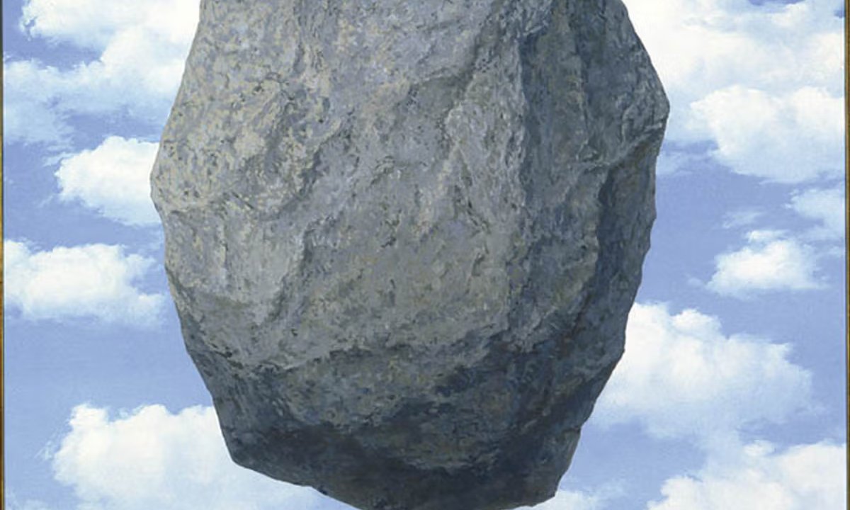 Child damages Magritte painting with pinecone - The Art Newspaper