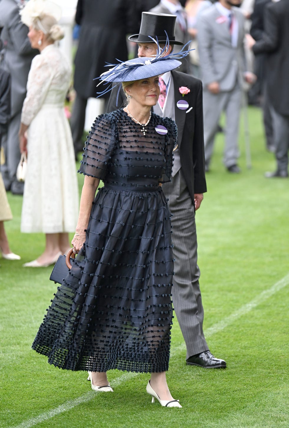 ascot, england june 18: sophie, duchess of edinburgh smiles as she attends day three of royal ascot 2026 at ascot racecourse on june 18, 2026 in ascot, england. (photo by samir hussein/wireimage)