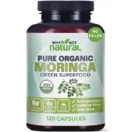 Recalled Why Not Natural Organic Moringa Green Superfood capsules.