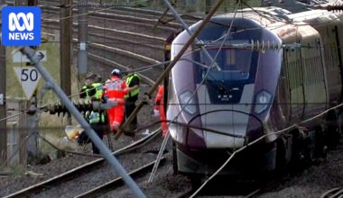 UK police probe cause of train collision that killed driver and left nine in critical condition