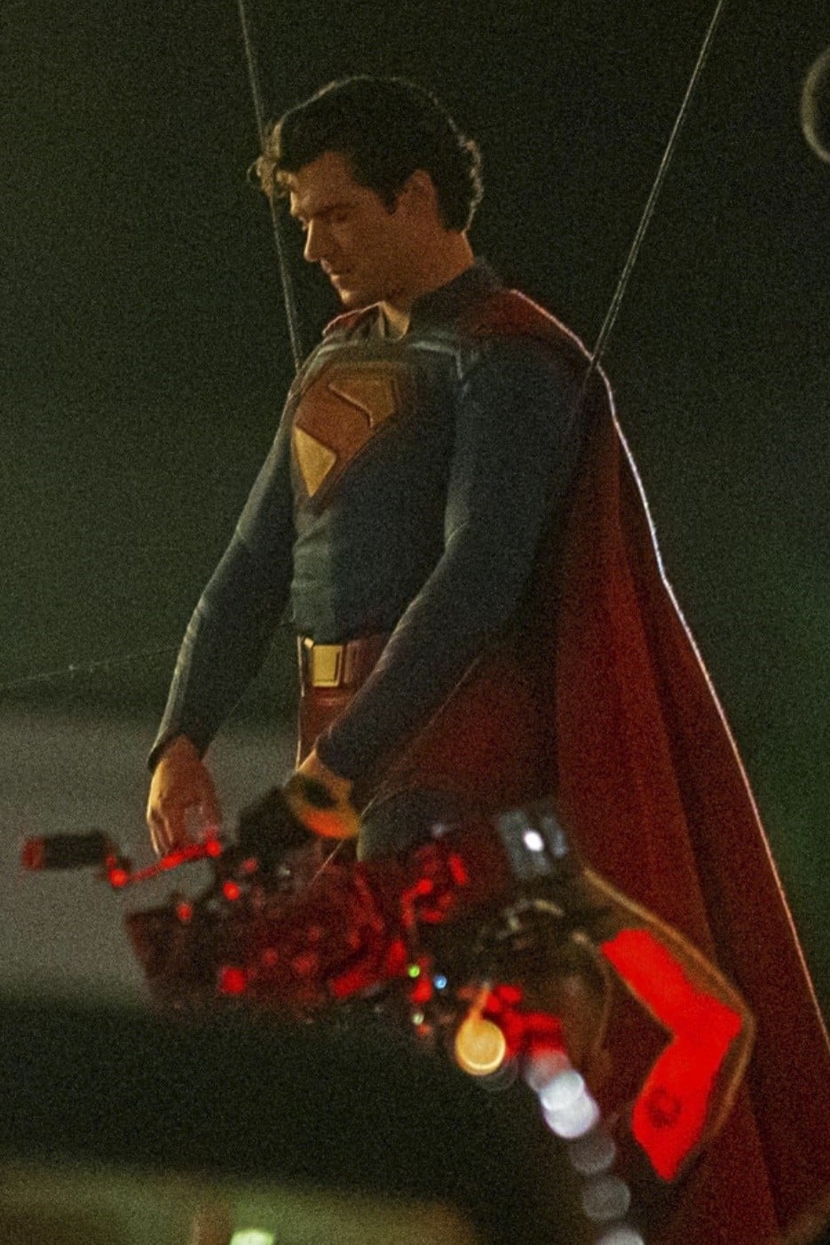 David Corenswet on the Man of Tomorrow set