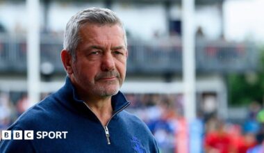 Daryl Powell looks on before Wakefield Trinity's Super League game against Hull KR